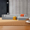 Urban 3 Seater L-Shape Polyester Sofa