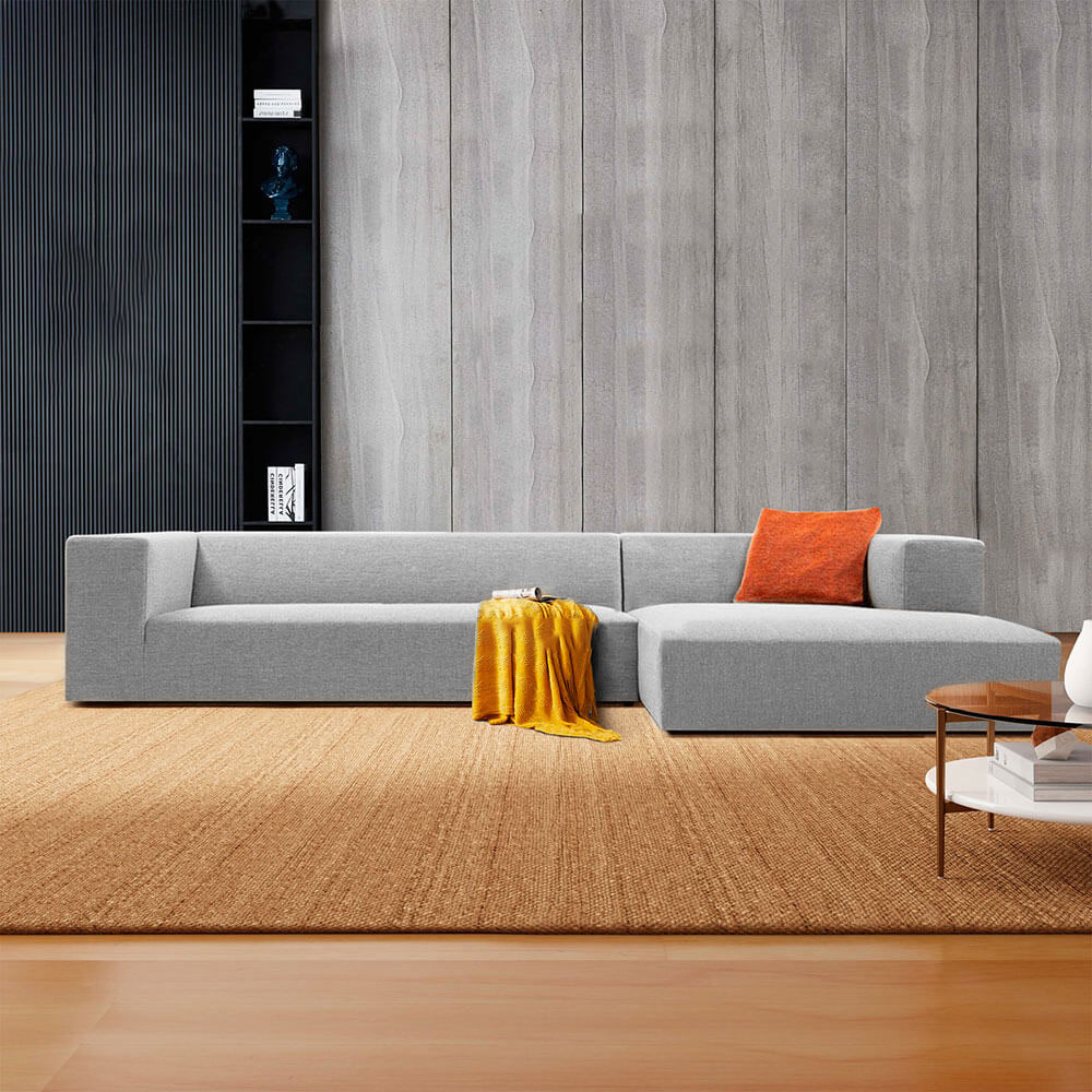 Urban 3 Seater L-Shape Polyester Sofa