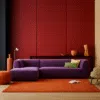 Harmony 3 Seater L-Shape Polyester Sofa