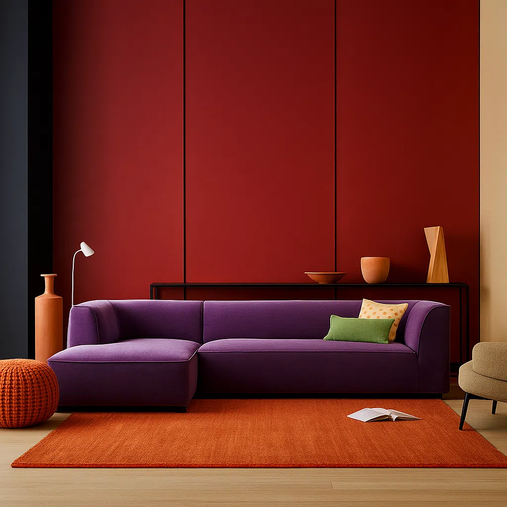 Harmony 3 Seater L-Shape Polyester Sofa