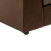 Winston 3 Seater L-Shape Velvet Sofa – Brown