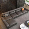 Gazini 6 Seater Sectional Leather Sofa