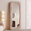 Hovet Wave Boucle Floor or Hanging Mirror