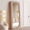 Hovet Wave Boucle Floor or Hanging Mirror