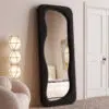 Hovet Wave Boucle Floor or Hanging Mirror