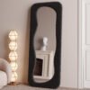 Hovet Wave Boucle Floor or Hanging Mirror