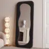 Hovet Wave Boucle Floor or Hanging Mirror