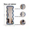 Vanity Wave Velvet Floor or Hanging Mirror