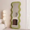 Vanity Wave Velvet Floor or Hanging Mirror