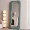 Hovet Wave Boucle Floor or Hanging Mirror