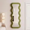 Vanity Wave Velvet Floor or Hanging Mirror