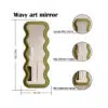 Vanity Wave Velvet Floor or Hanging Mirror