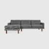 Atollo 3 Seater L-Shape Linen Fabric Sofa