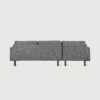 Atollo 3 Seater L-Shape Linen Fabric Sofa