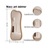 Bevel Wave Velvet Floor or Hanging Mirror