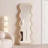 Vanity Wave Velvet Floor or Hanging Mirror