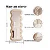 Vanity Wave Velvet Floor or Hanging Mirror