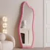 Abrey Wave Velvet Floor or Hanging Mirror