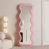 Vanity Wave Velvet Floor or Hanging Mirror