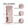 Vanity Wave Velvet Floor or Hanging Mirror