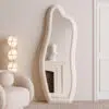 Abrey Wave Velvet Floor or Hanging Mirror