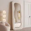 Hovet Wave Boucle Floor or Hanging Mirror