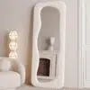Hovet Wave Boucle Floor or Hanging Mirror
