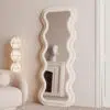 Vanity Wave Velvet Floor or Hanging Mirror