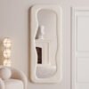 Hovet Wave Boucle Floor or Hanging Mirror