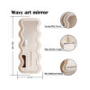 Vanity Wave Velvet Floor or Hanging Mirror