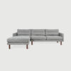 Atollo 3 Seater L-Shape Linen Fabric Sofa