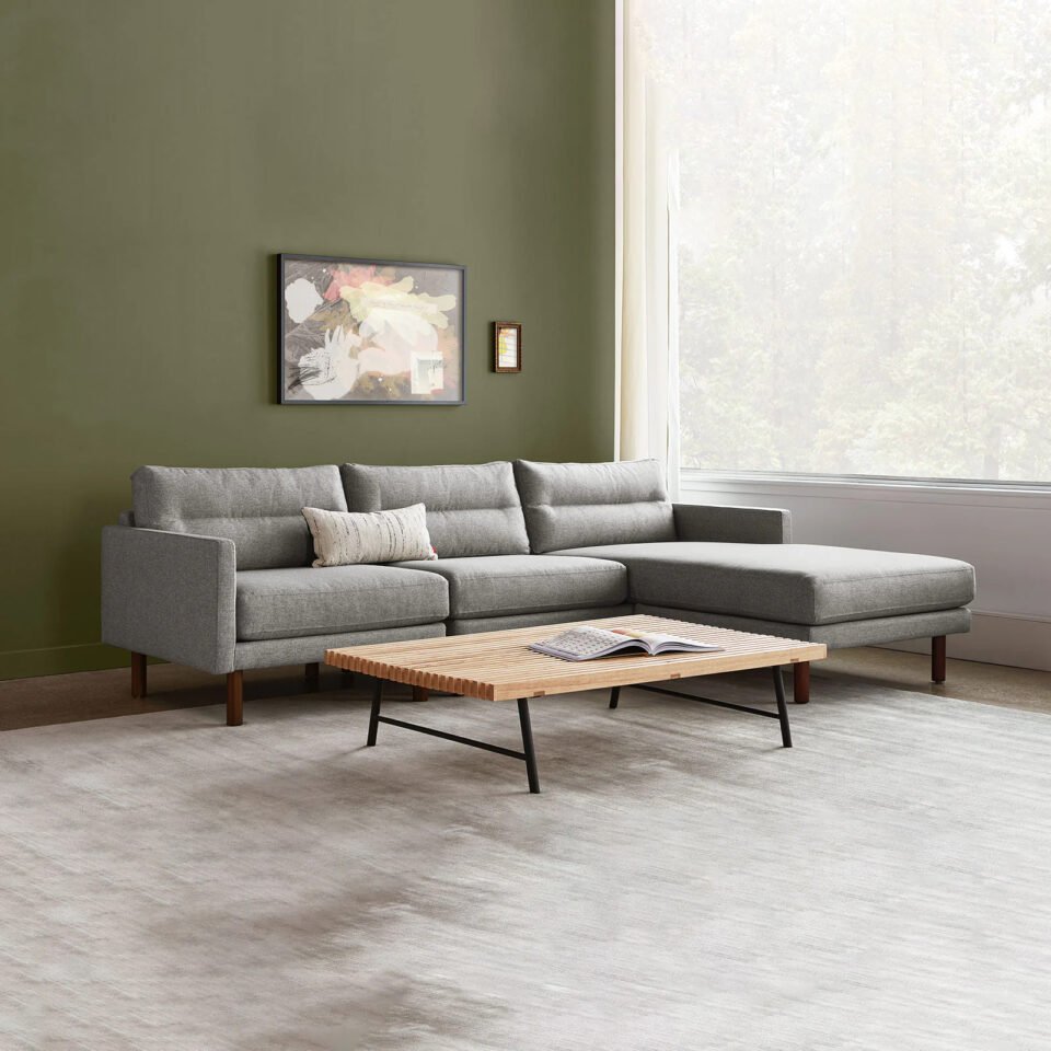 Atollo 3 Seater L-Shape Linen Fabric Sofa…