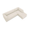 Demi 3-Seater Corduroy Fabric L-Shape Corner Sofa