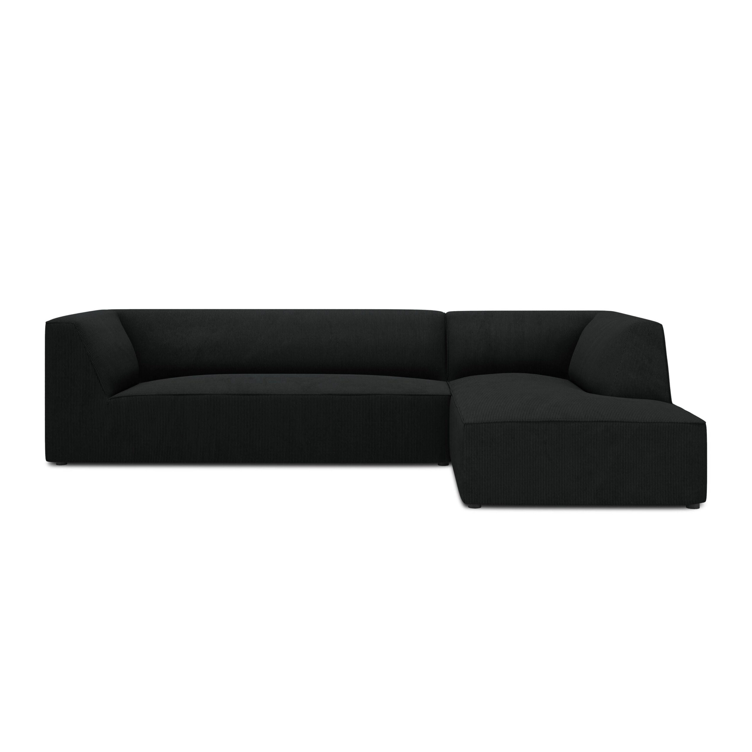 Demi 3-Seater Corduroy Fabric L-Shape Corner Sofa