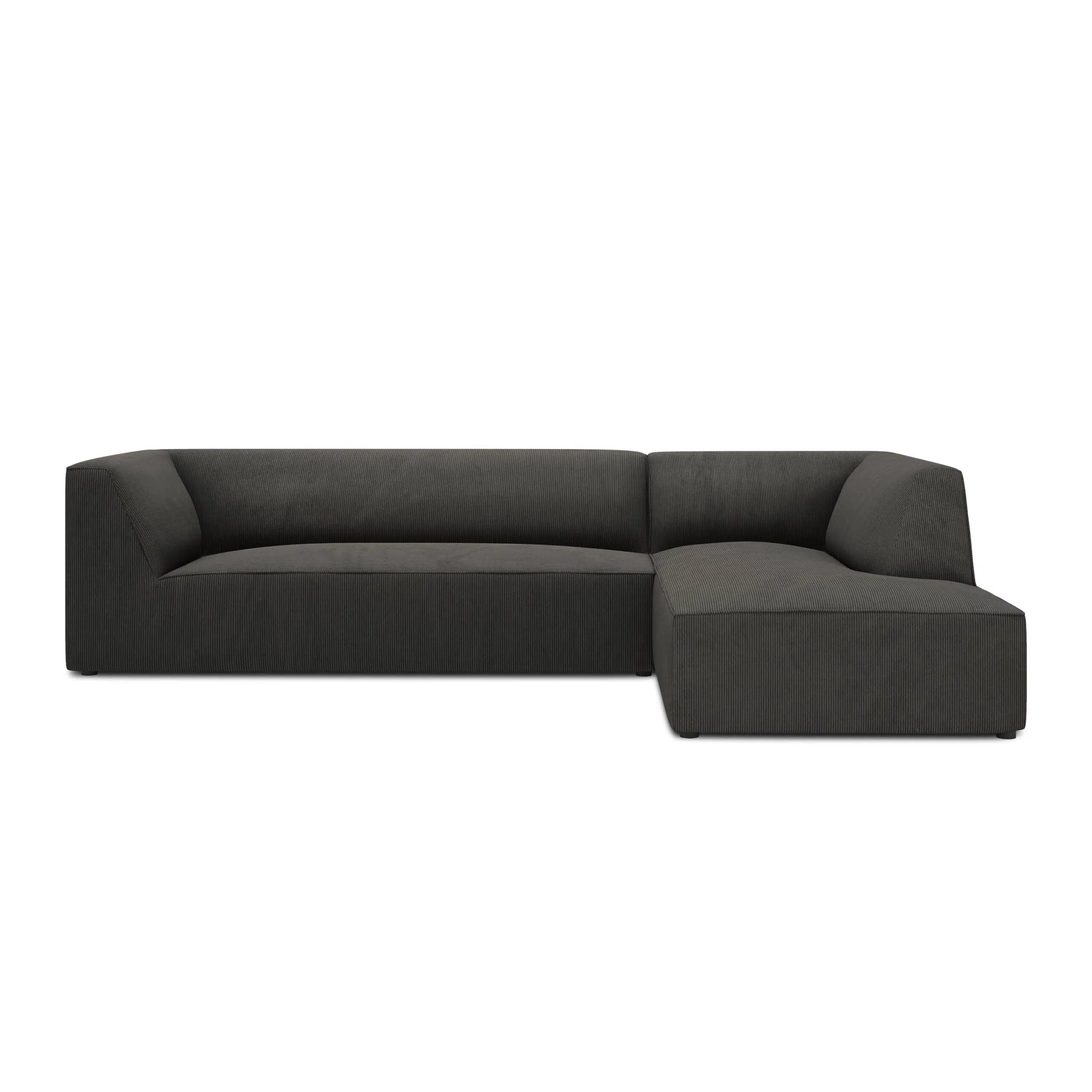 Demi 3-Seater Corduroy Fabric L-Shape Corner Sofa