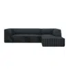 Demi 3-Seater Corduroy Fabric L-Shape Corner Sofa