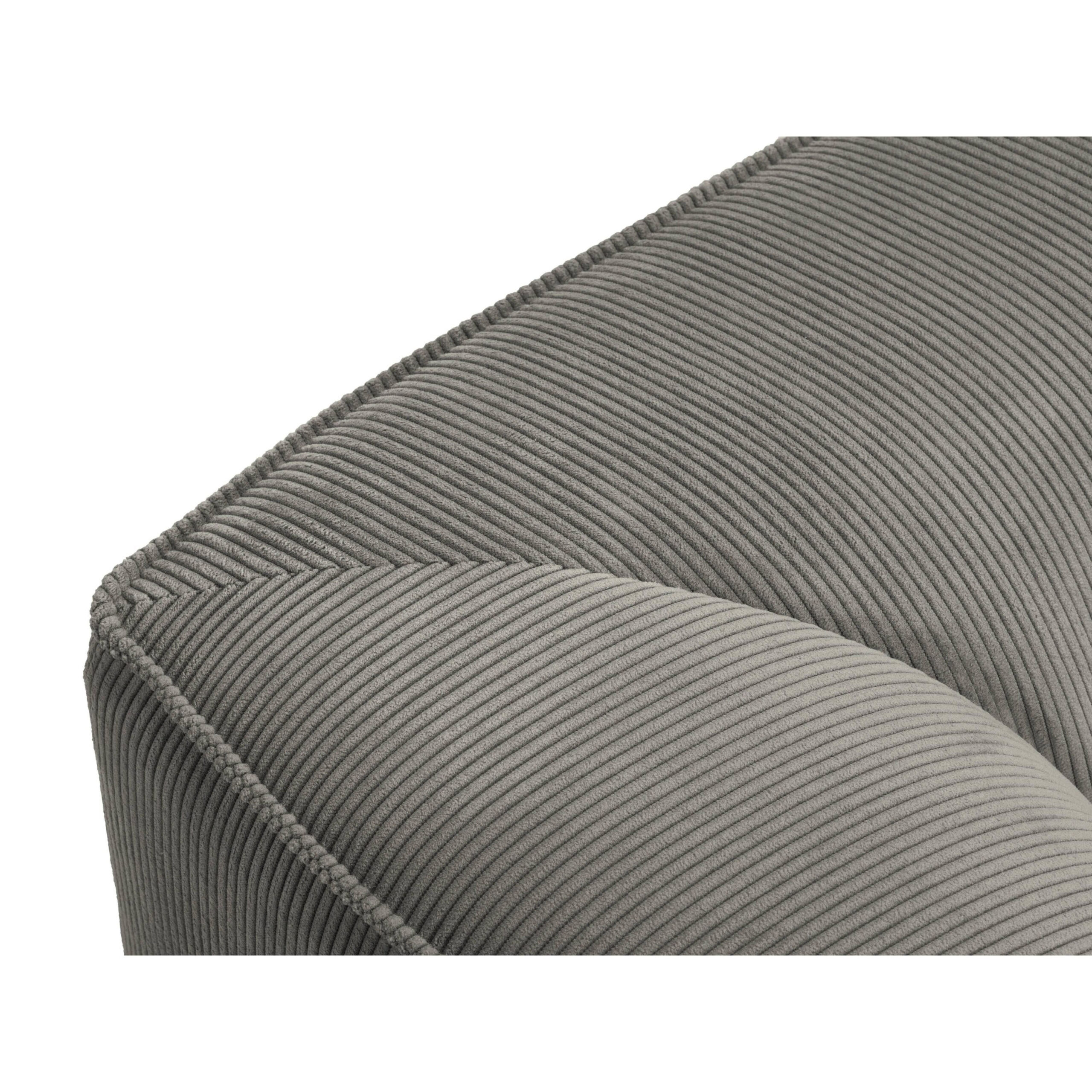Demi 3-Seater Corduroy Fabric L-Shape Corner Sofa