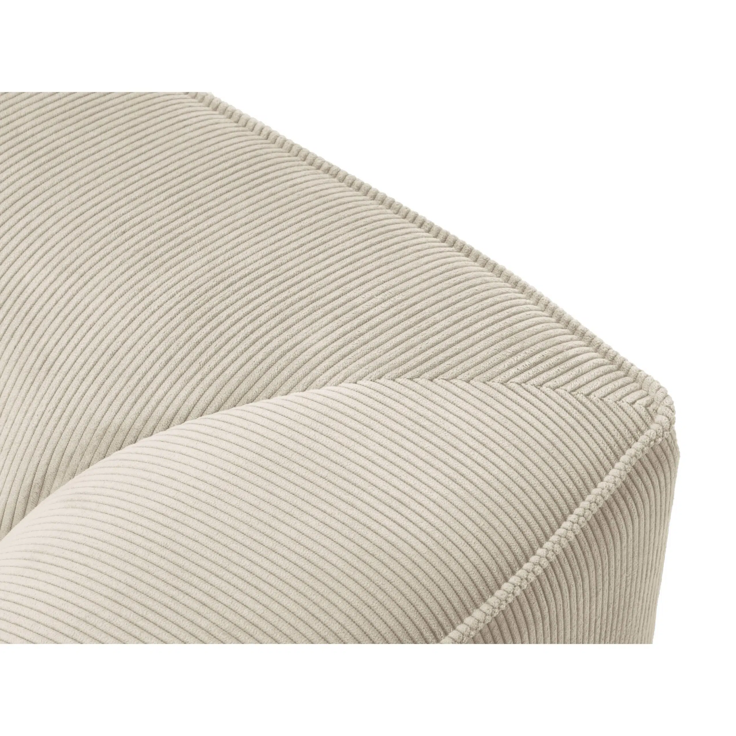 Demi 3-Seater Corduroy Fabric L-Shape Corner Sofa