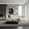 Demi 3-Seater Corduroy Fabric L-Shape Corner Sofa