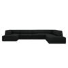 Sao 3-Seater Corduroy Fabric U-Shape Corner Sofa – Right