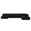 Sao 3-Seater Corduroy Fabric U-Shape Corner Sofa – Right