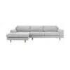Bella 3-Seater L-Shape sofa Polyester – Light Grey