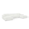 Boulevards 4-Seater U-Shape Sofa Set Polyester