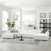 Boulevards 4-Seater U-Shape Sofa Set Polyester