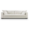Celine 3 Seater Italian Design Linen Upholstery Sofa – Off-White
