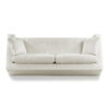 Celine 3 Seater Italian Design Linen Upholstery Sofa – Off-White