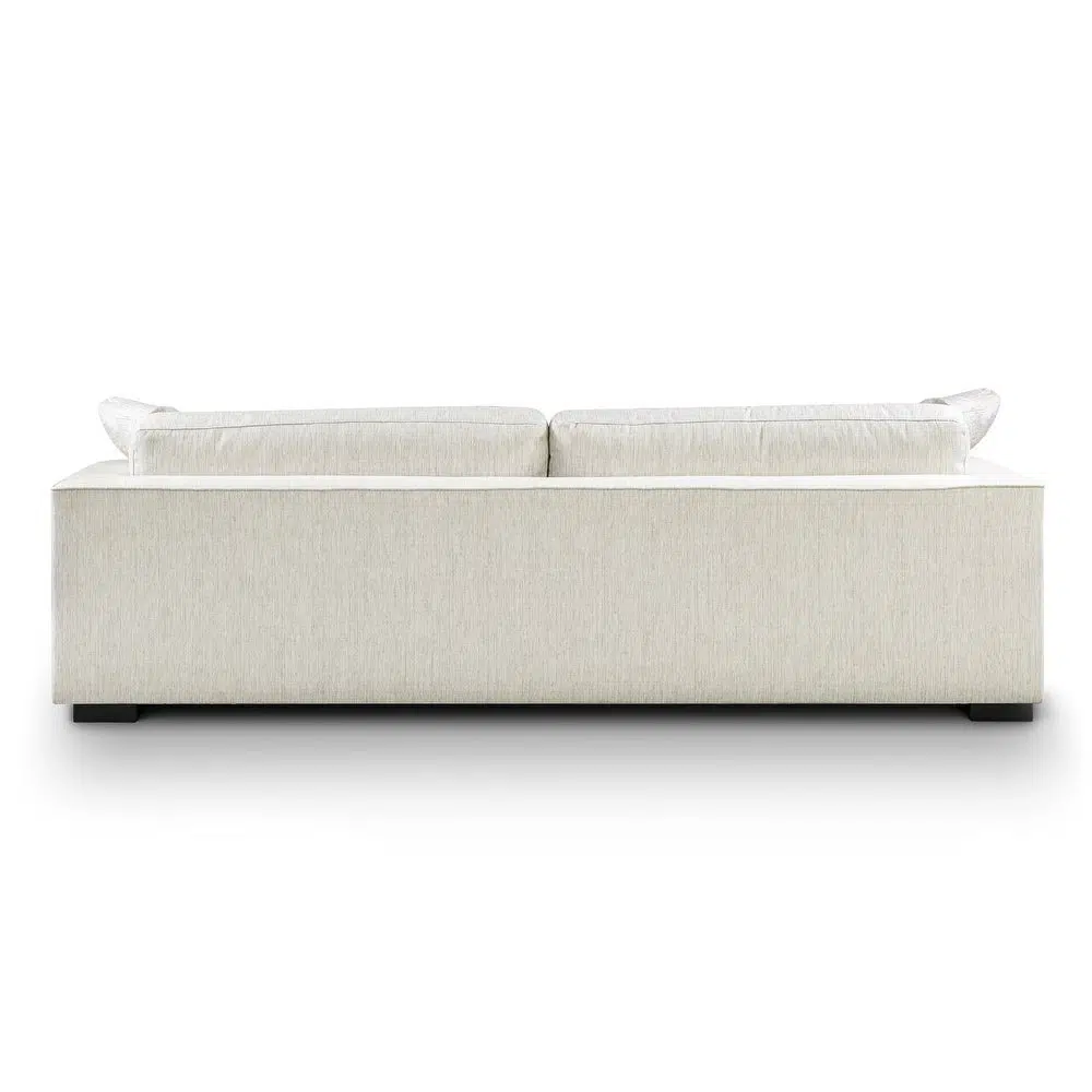 Celine 3 Seater Italian Design Linen Upholstery Sofa – Off-White
