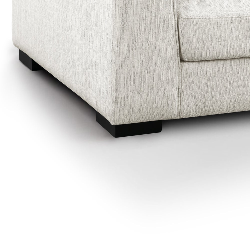 Celine 3 Seater Italian Design Linen Upholstery Sofa – Off-White