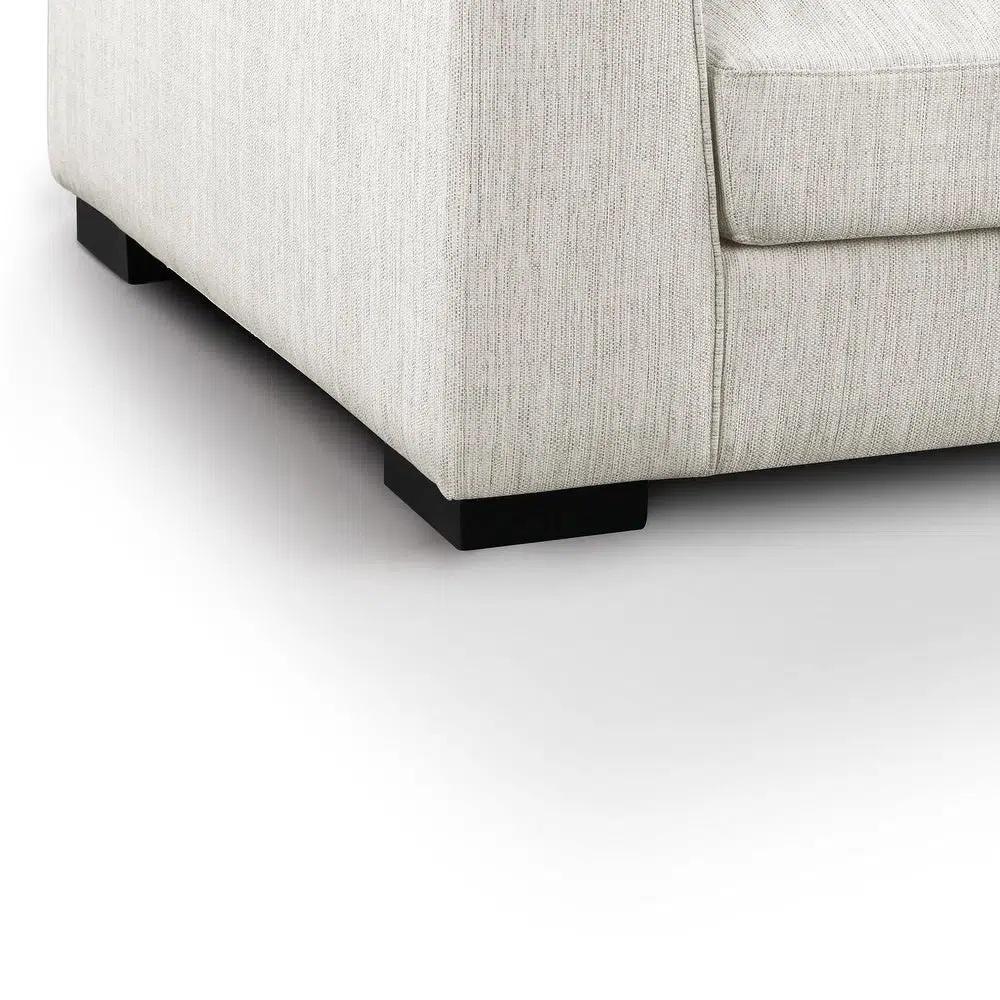 Celine 3 Seater Italian Design Linen Upholstery Sofa – Off-White