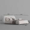 Collins Boucle Upholstery Bed